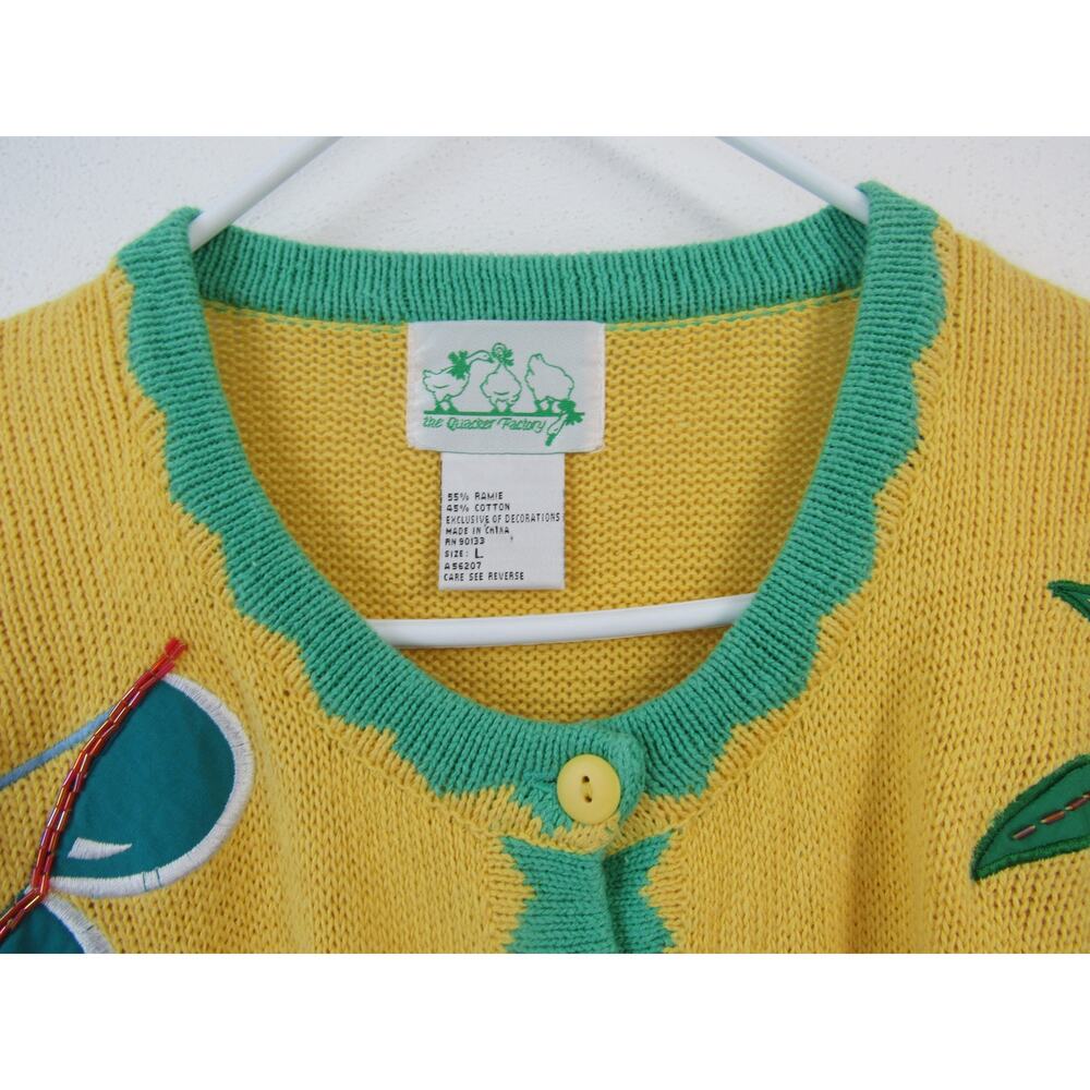 The Quacker Factory Large A Day At The Pool Cardi… - image 7